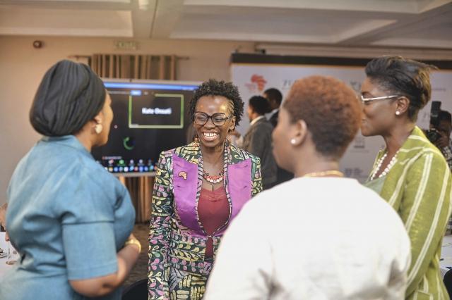 Business Women Speaking